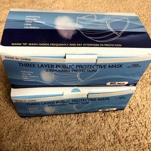 Three Layer Disposable Protection Mask 50/box